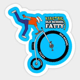 ELECTRIC OLD SCHOOL FATTY Sticker